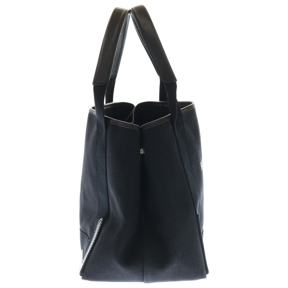 BALENCIAGA (バレンシアガ) ネイビーカバスS キャンバス トートバッグ