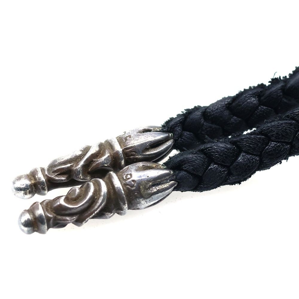 クロムハーツ スクロールレザーブレイド CHROME HEARTS クロムハーツ レザーブレイド タイニー スクロール