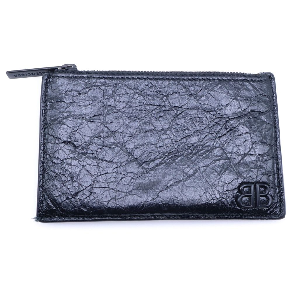 BALENCIAGA (バレンシアガ) レザー BBロゴ フラグメントケース コイン