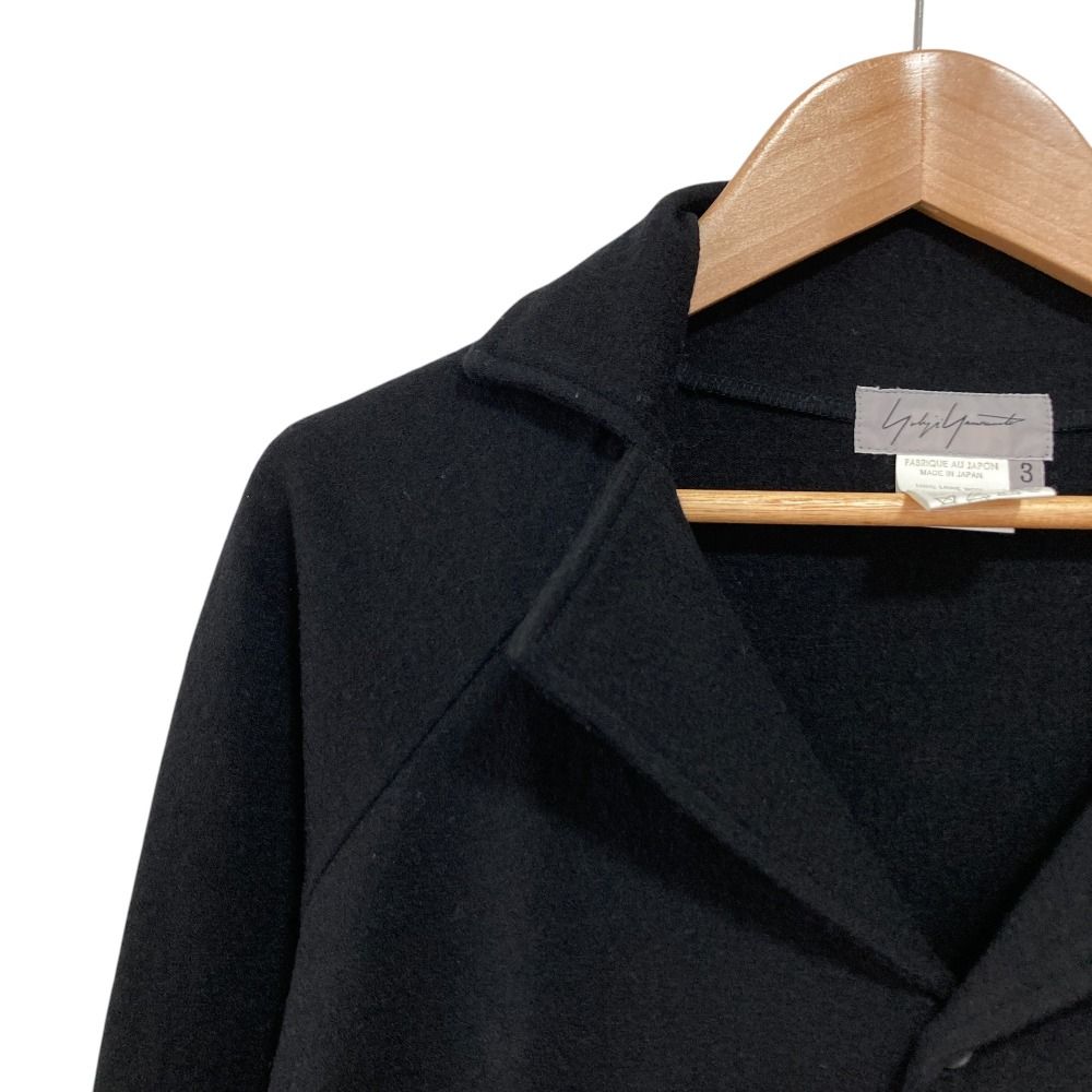 美品 Yohji Yamamoto ヨウジヤマモト オープンカラー ウールシャツ