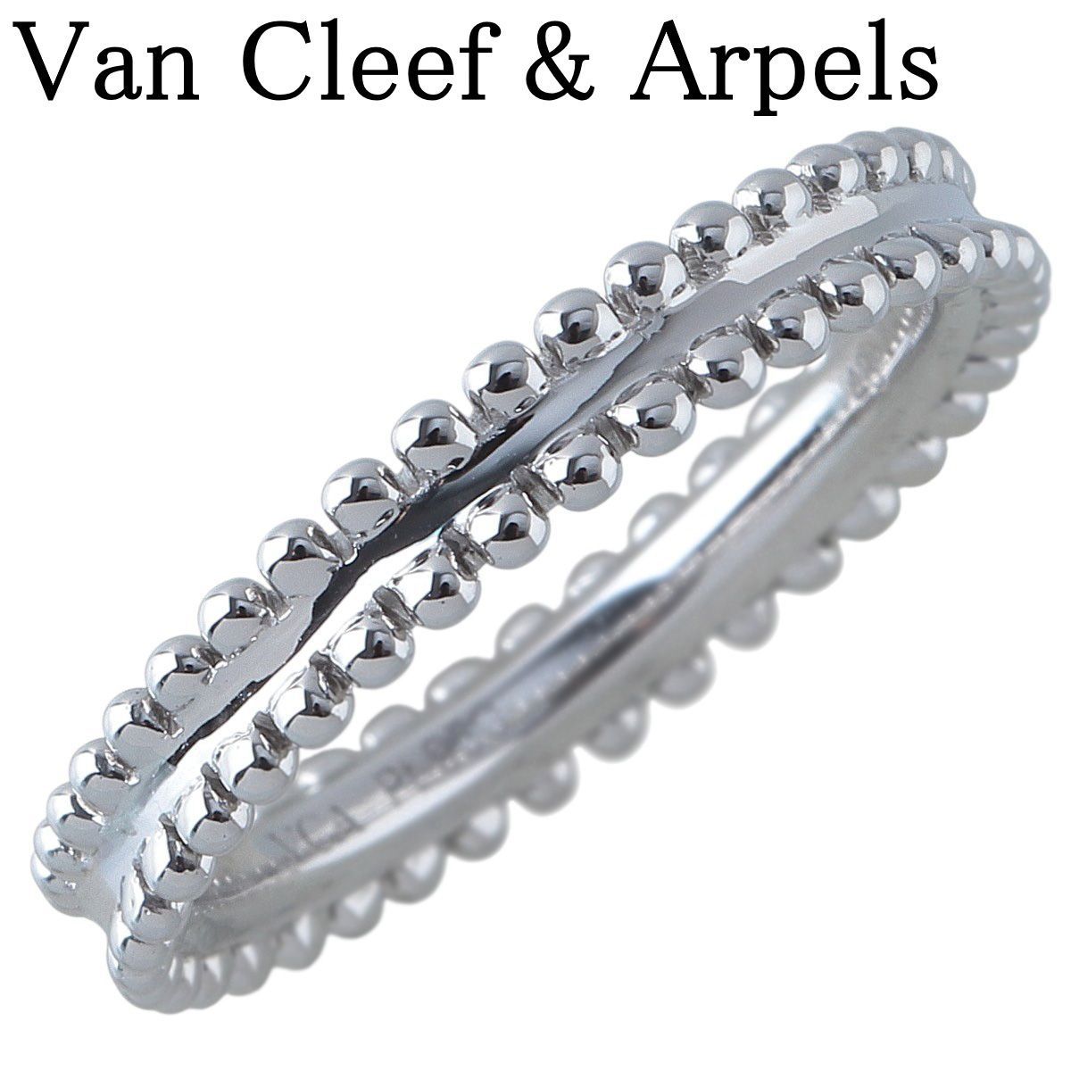 ヴァンクリーフ＆アーペル エステル マリッジ リング #48 Pt950 保証書