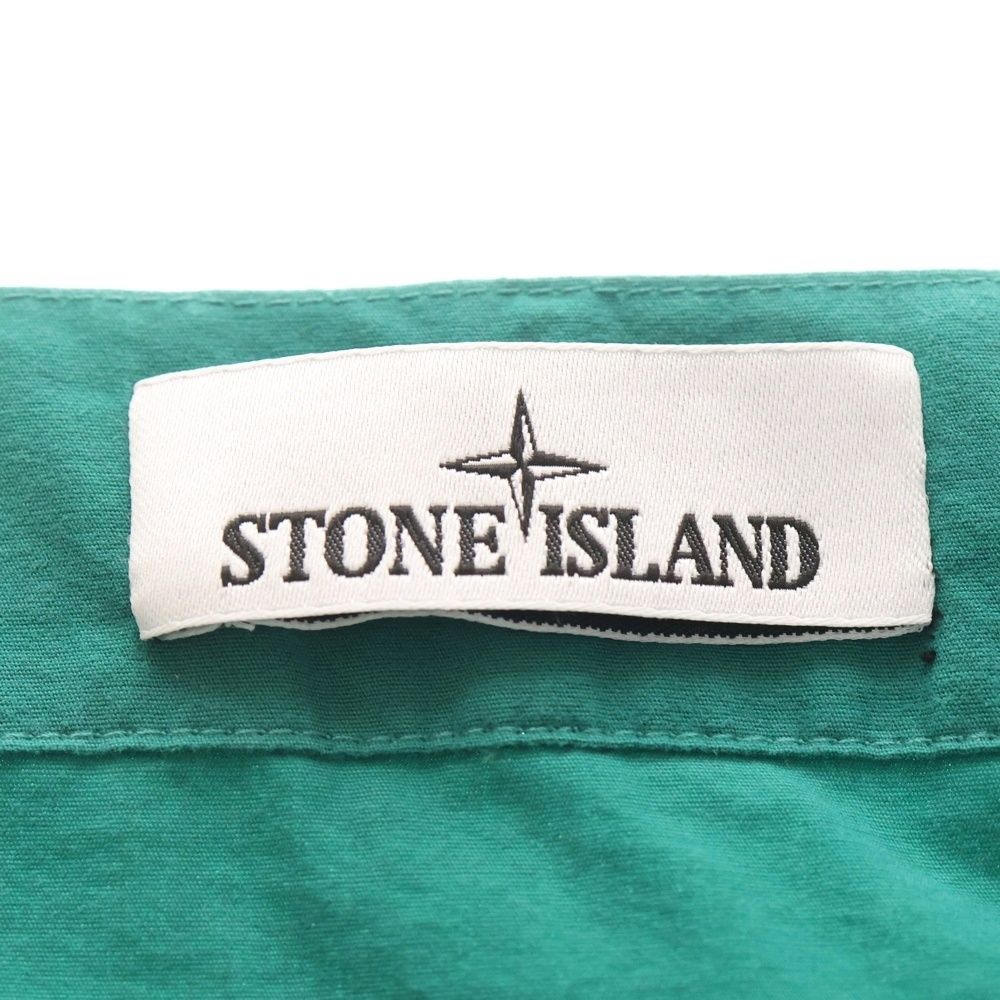 STONE  トートバッグ グリーン　刺繍ロゴ STONE ISLAND (ストーンアイランド) TOTE BAG K2S359200001S0344