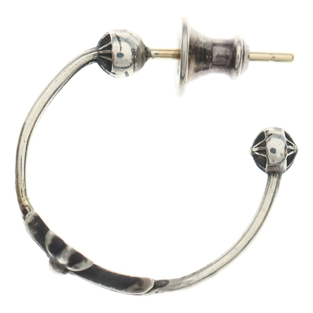 CHROME HEARTS クロムハーツ SKINNY BBYFAT CROSS スキニーベイビーファットクロスフープピアス シルバー