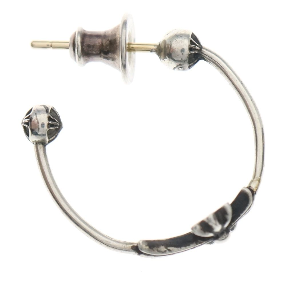 CHROME HEARTS クロムハーツ SKINNY BBYFAT CROSS スキニーベイビーファットクロスフープピアス シルバー