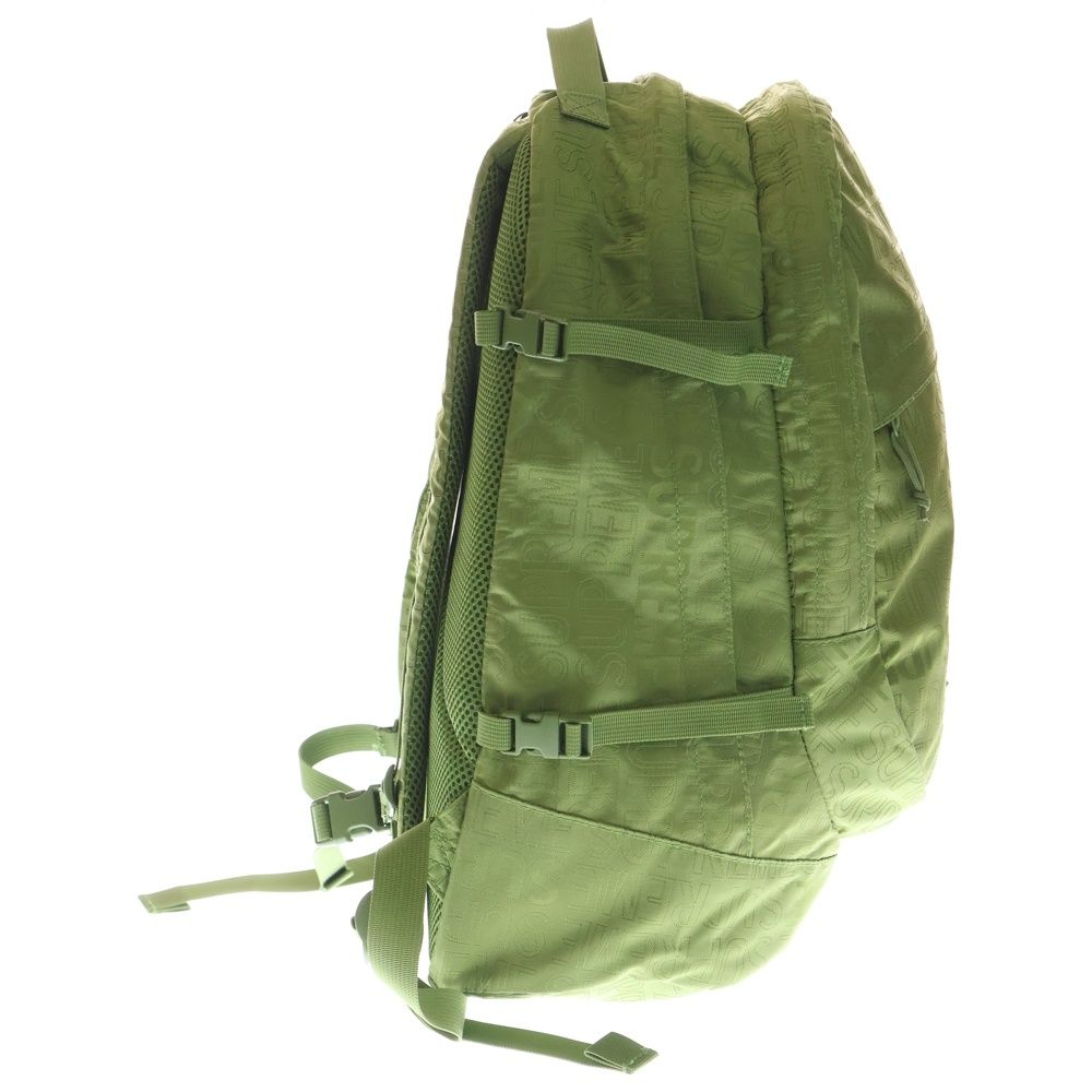 SUPREME (シュプリーム) 19SS Backpack Olive 総柄ロゴバックパック