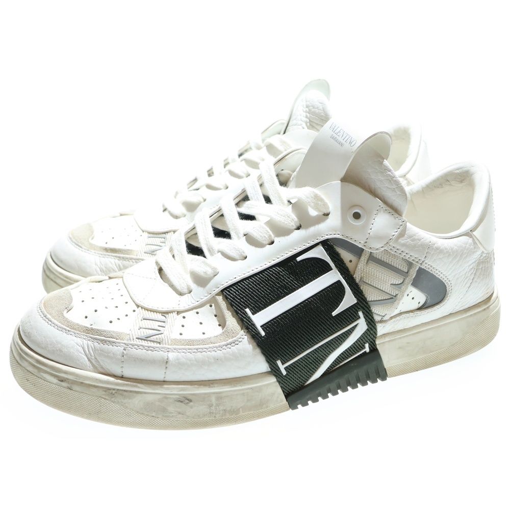 VALENTINO (ヴァレンティノ) ロートップ レザ スニーカー ホワイト