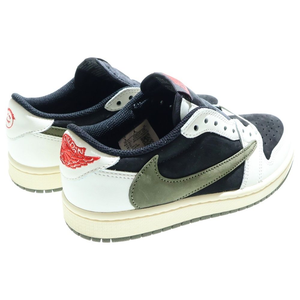  NIKE ナイキ ×TRAVIS SCOTT WMNS AIR JORDAN 1 LOW OG Medium Olive DZ 4137-106 ×トラヴィススコット ウィメンズ エアジョーダン1 ローカットスニーカー レディース スニーカー 靴