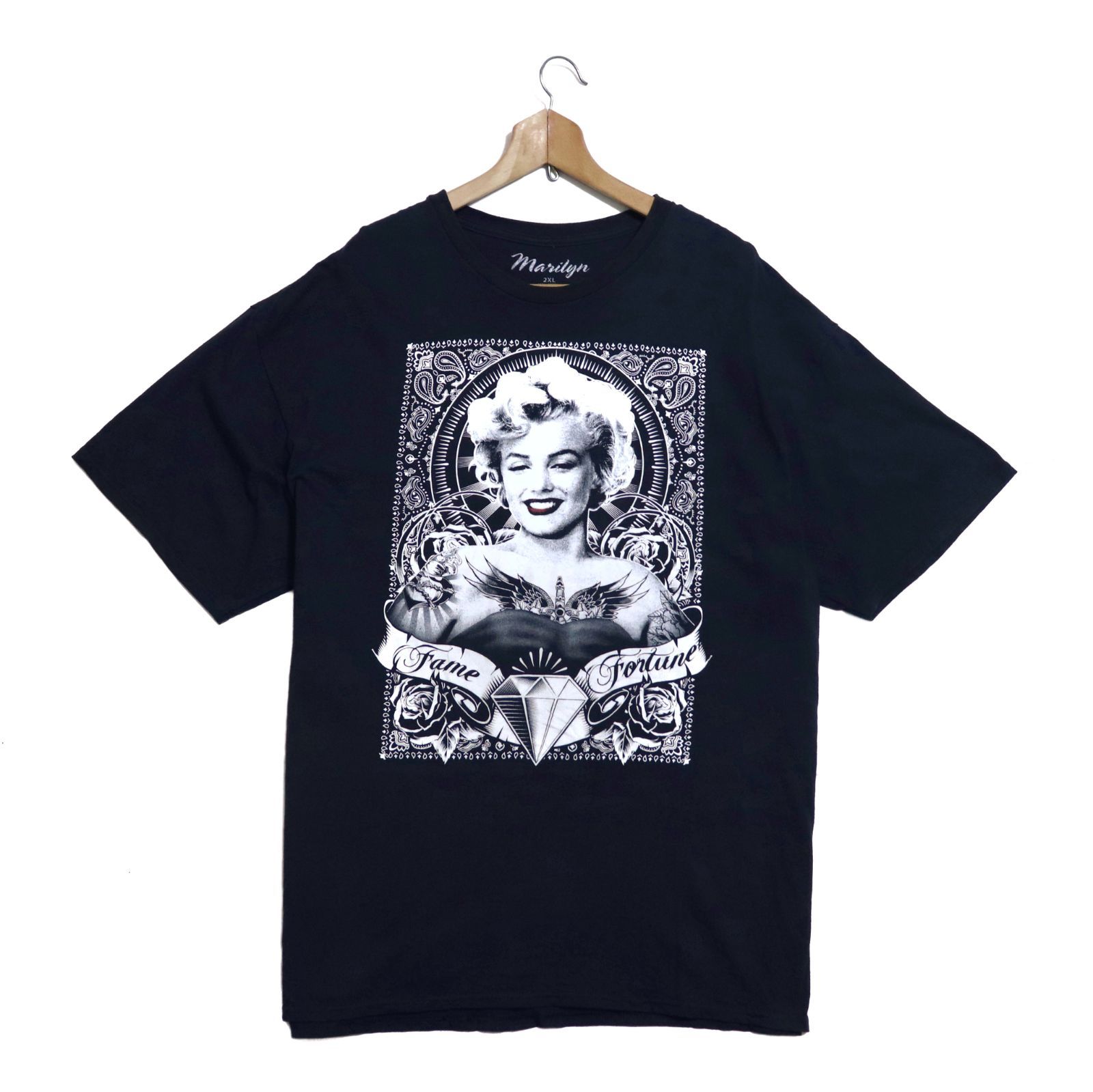 【値下げ中】マリリン・モンローTシャツXL marilyn マリリン マリリン・モンロー デカグラフィック Tシャツ 2XL