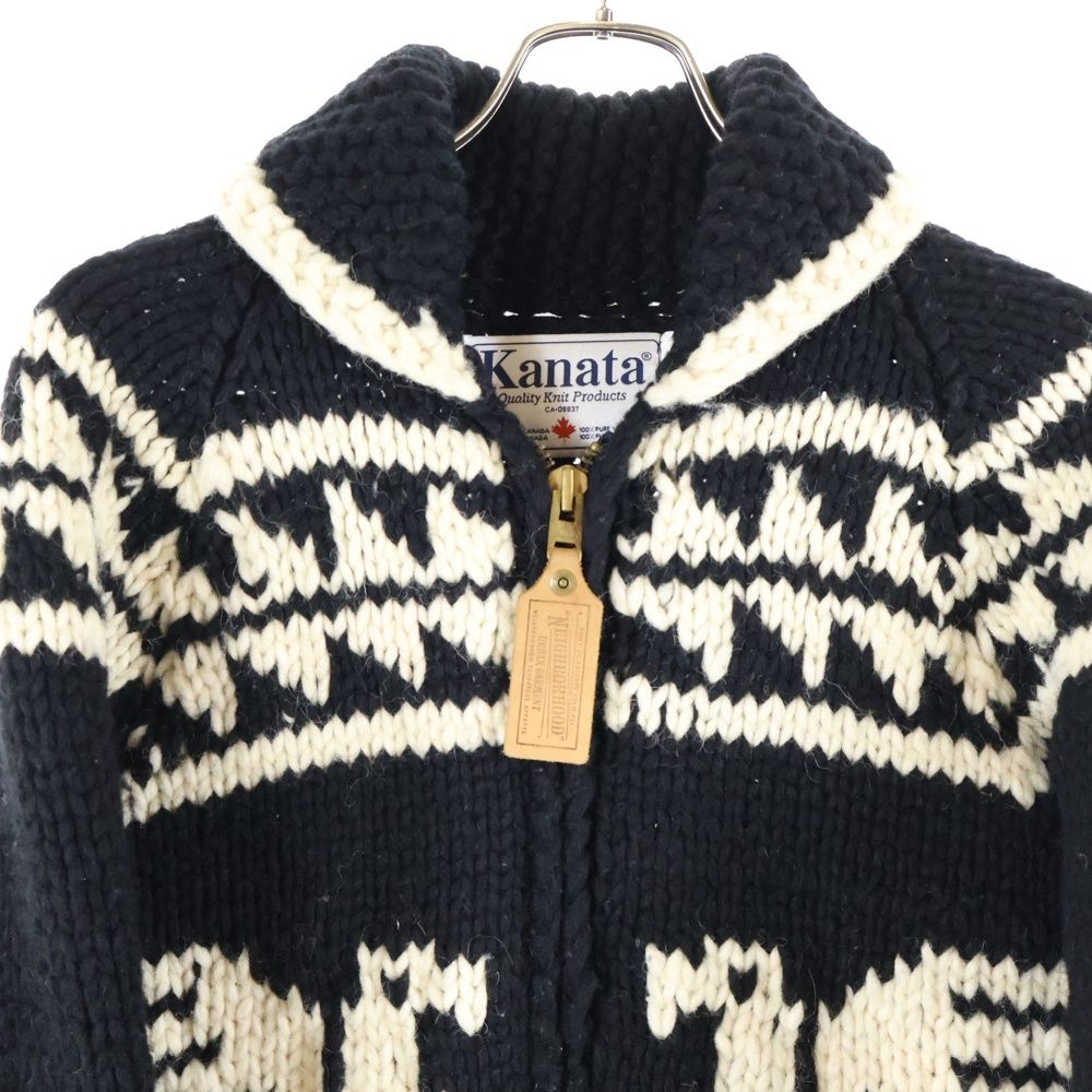 NEIGHBORHOOD (ネイバーフッド) ×KANATA カウチンニット ジップアップ