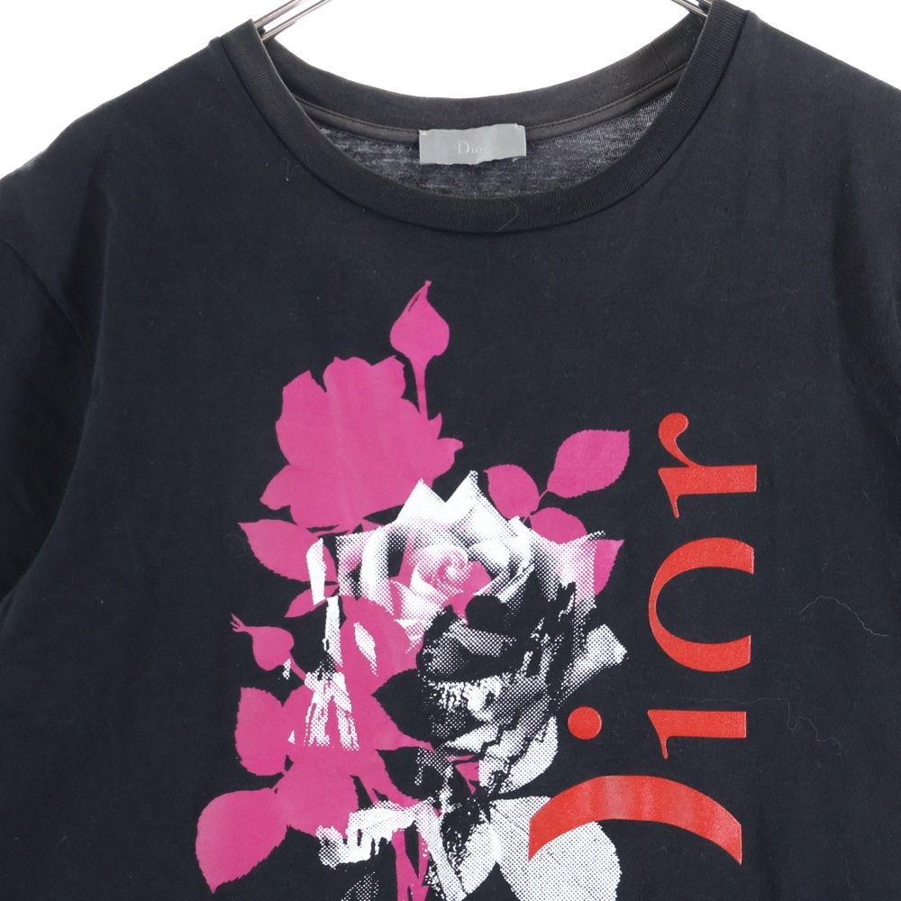 正規 20SS DIOR ディオール アレックスフォクストン 薔薇 Tシャツ 正規 20SS DIOR ディオール アレックスフォクストン 薔薇 Tシャツ