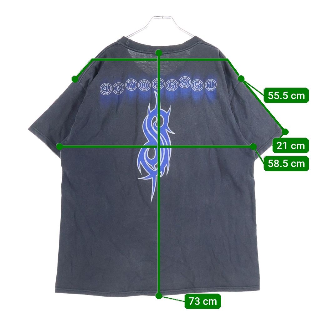 VINTAGE (ヴィンテージ) 00s SLIPKNOT DOUBLE SIDE MEMBER TEE 2001