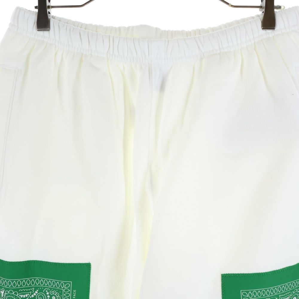  SUPREME シュプリーム 22 SS THE NORTH FACE Bandana Sweat pant White バンダナ リブ スウェット パンツ ホワイト グリーン その他 メンズ