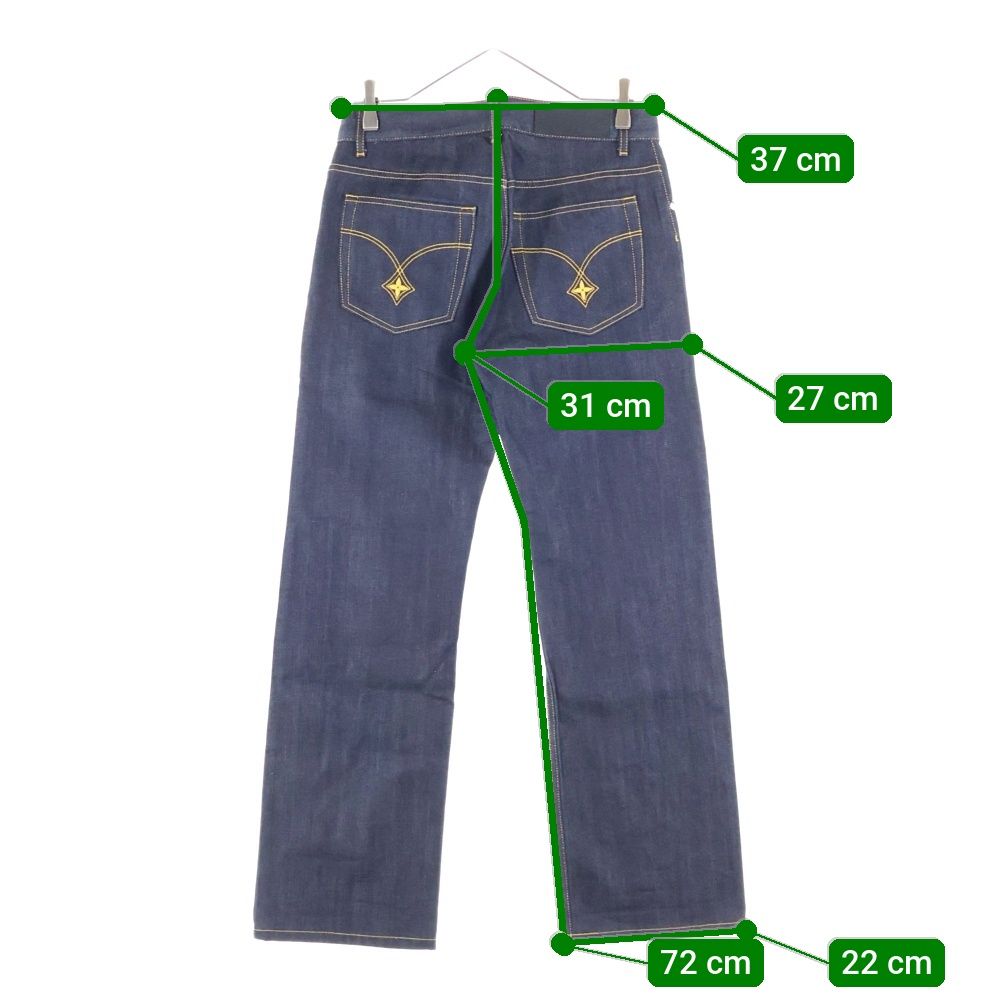 LOUIS VUITTON (ルイヴィトン) モノグラム フラワー刺繍 ワイド