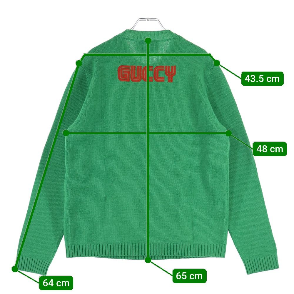 GUCCI バックスバニー　ss18 ニット　セーター 確実正規品 GUCCI (グッチ) 18SS バックスバニー クルーネック ニットセーター
