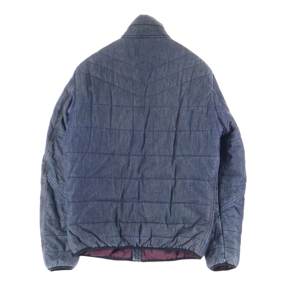 DIESEL (ディーゼル) アームワッペン デニム調ナイロン 中綿ジャケット