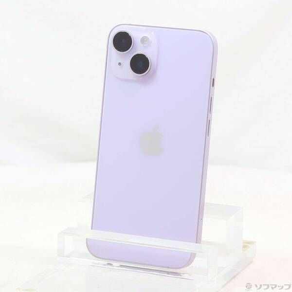 中古品〕 iPhone14 128GB パープル MPUY3J／A SIMフリー