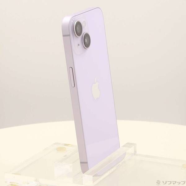中古品〕 iPhone14 128GB パープル MPUY3J／A SIMフリー