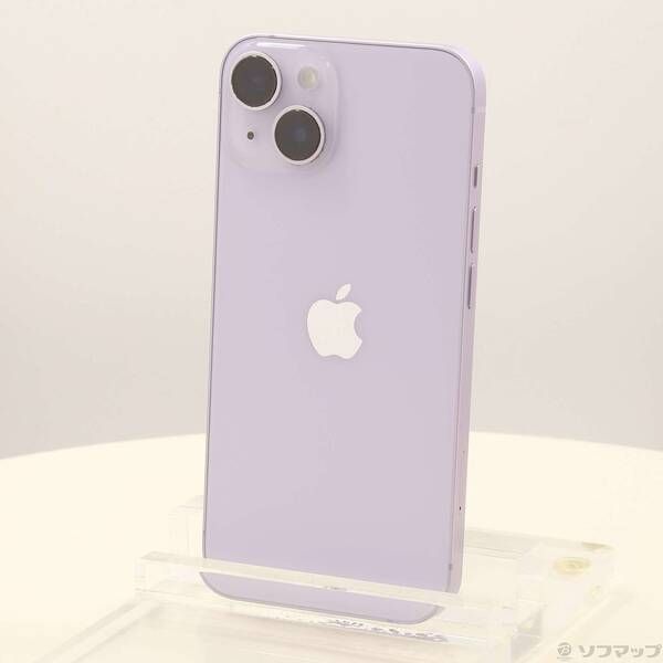 中古品〕 iPhone14 128GB パープル MPUY3J／A SIMフリー