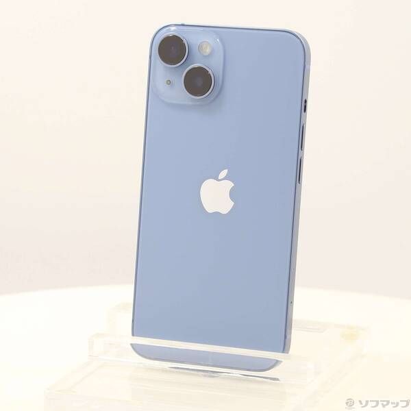 中古品〕 iPhone14 128GB ブルー MPVJ3J／A SIMフリー 〔ネットワーク