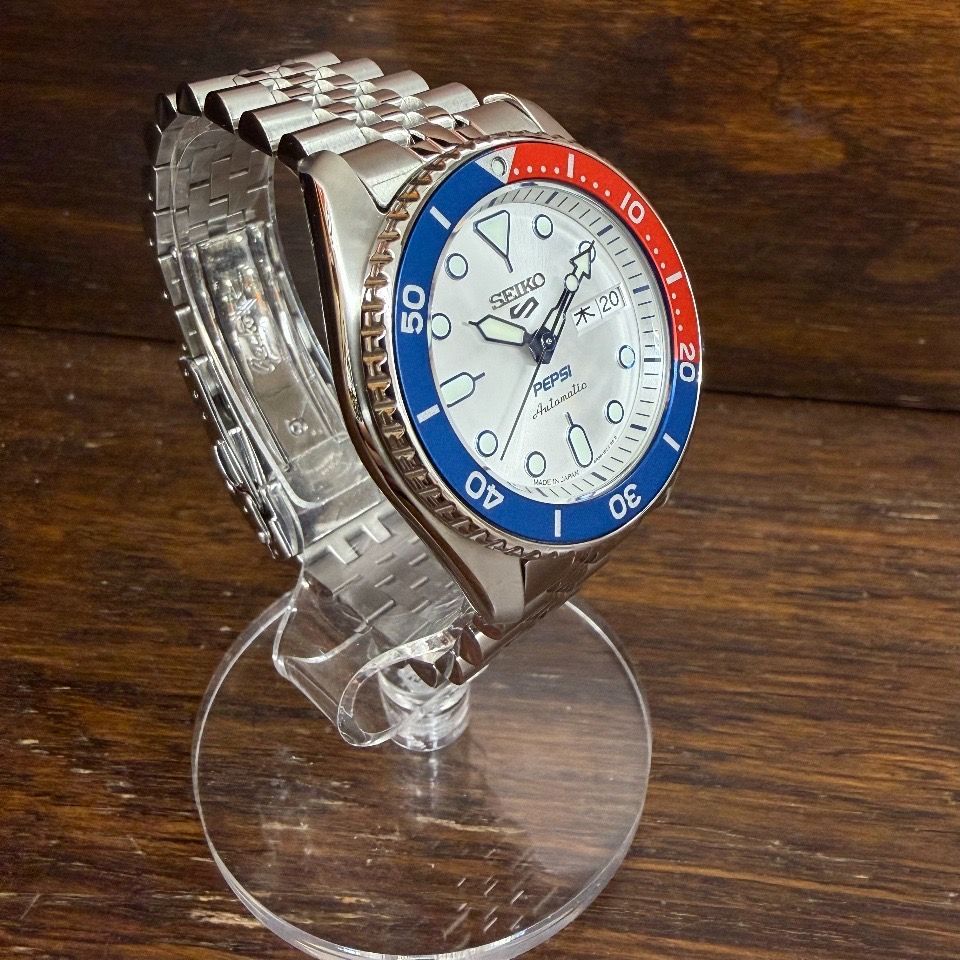 早い者勝ち値下げ不可！美品 SEIKO セイコー 5スポーツ SBSA319「Pepsi