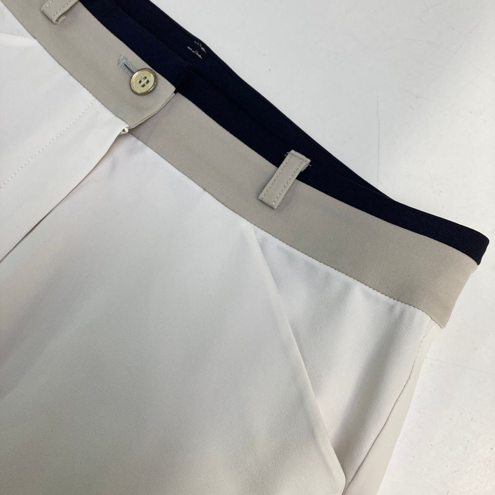 サイズ：38 LANVIN SPORT ランバン スポール ロングパンツ ホワイト系