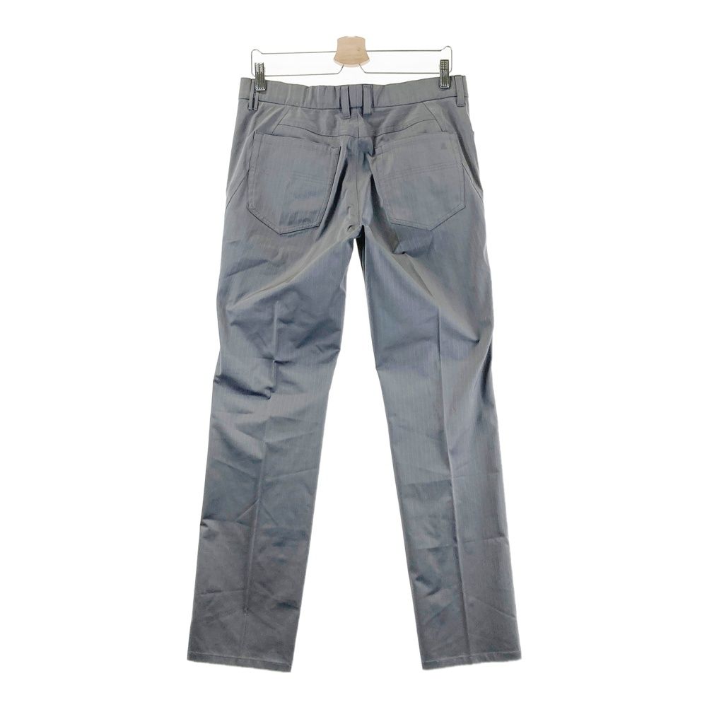 新品　ランバン　LANVIN SPORT ゴルフ　パンツ　春夏用　グレー　M L サイズ：85 LANVIN SPORT ランバン スポール パンツ ストライプ グレー