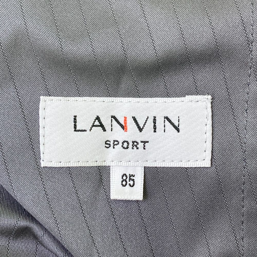 サイズ：85 LANVIN SPORT ランバン スポール パンツ ストライプ グレー