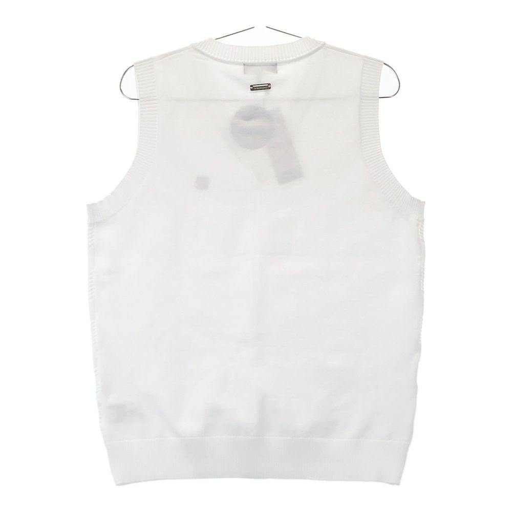 ゴルフ レディース セントアンドリュース トップス ベスト（ホワイト） サイズ：L ST ANDREWS セントアンドリュース 2025年モデル Vネック