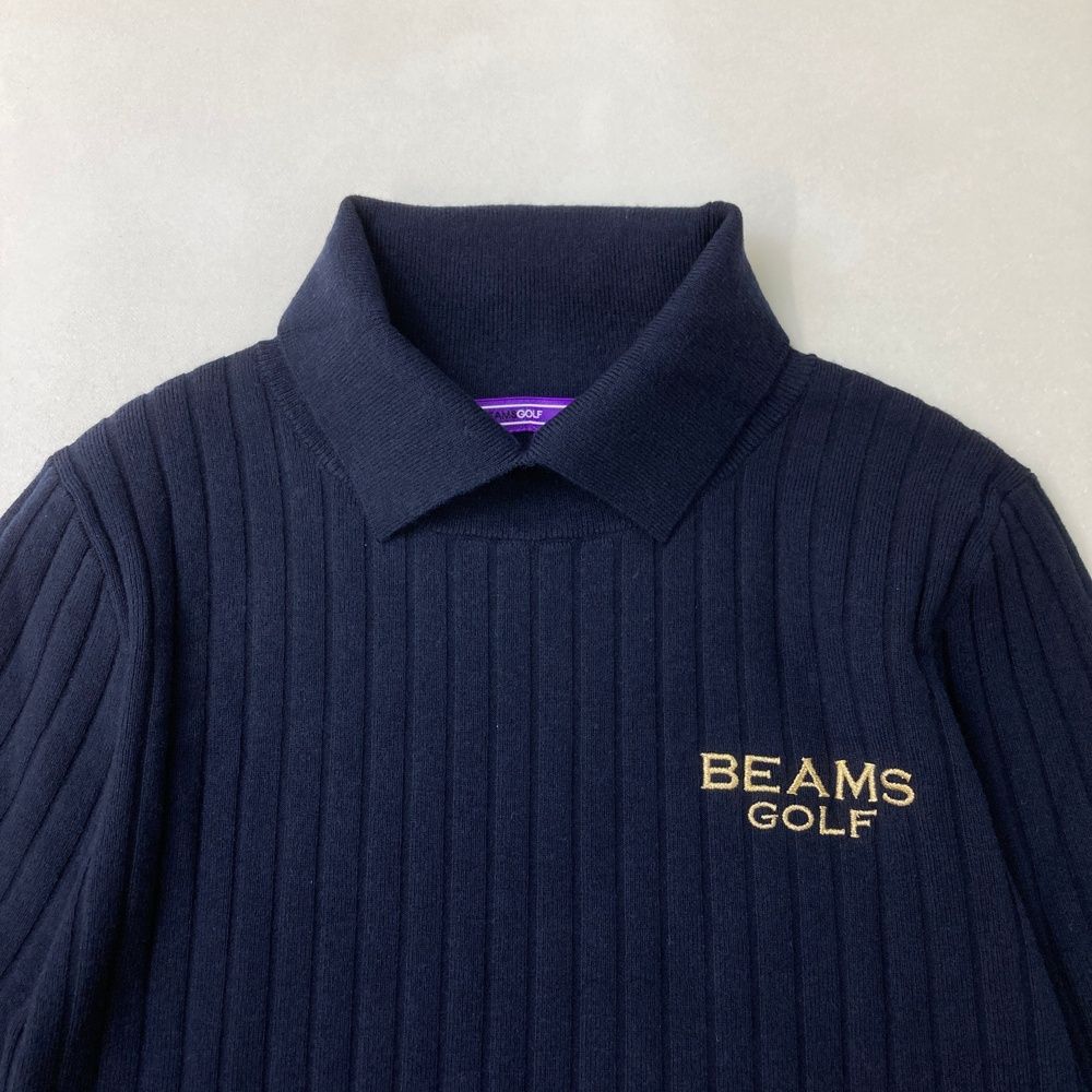 サイズ：M BEAMS GOLF ビームスゴルフ 2023年 タートルネック ニット