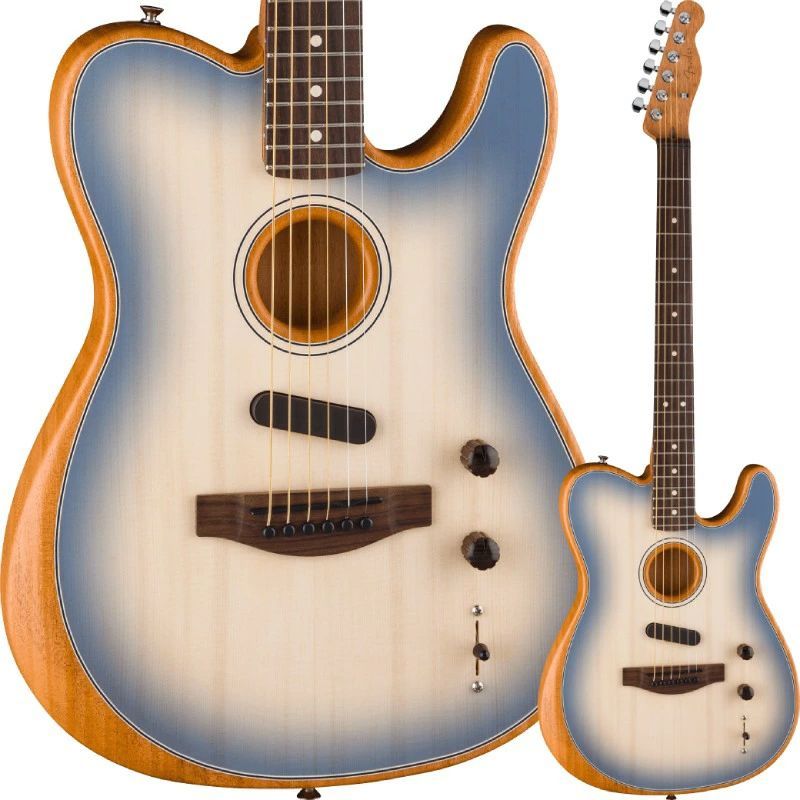 Fender FSR Acoustasonic Player Telecaster Rosewood Fingerboard Sapphire Blue Burst 品 フェンダー