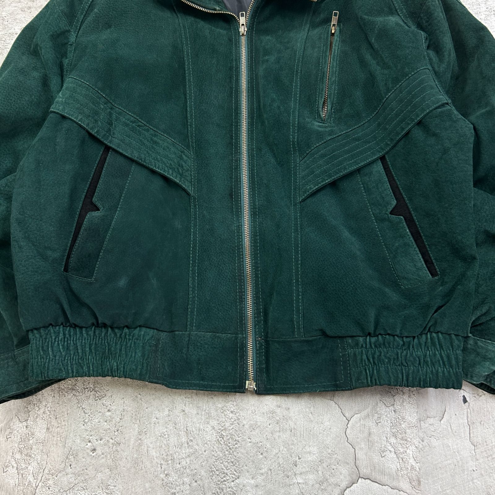 ヌバック ボンバージャケット スエードジャケット レザー Ash Creek