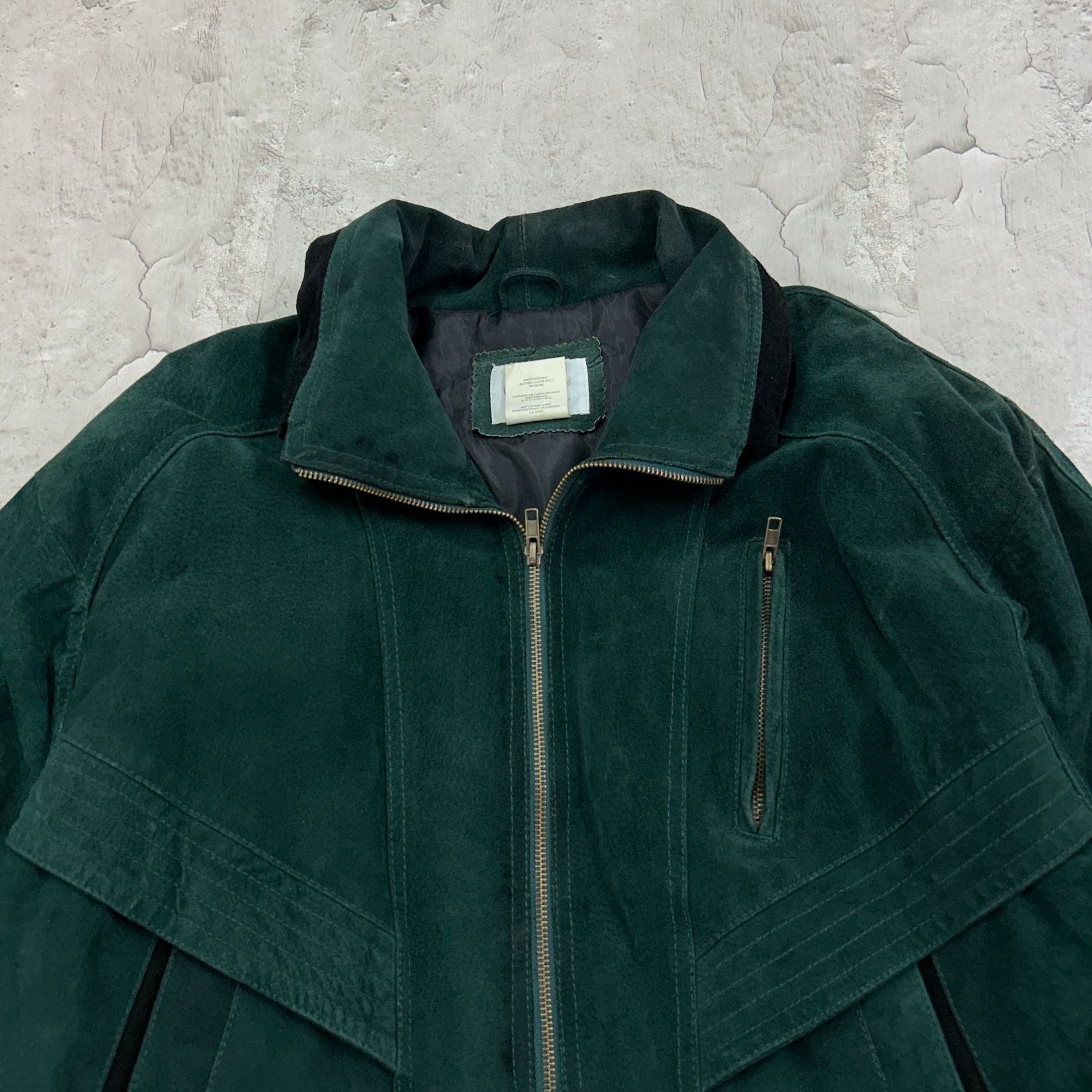 ヌバック ボンバージャケット スエードジャケット レザー Ash Creek