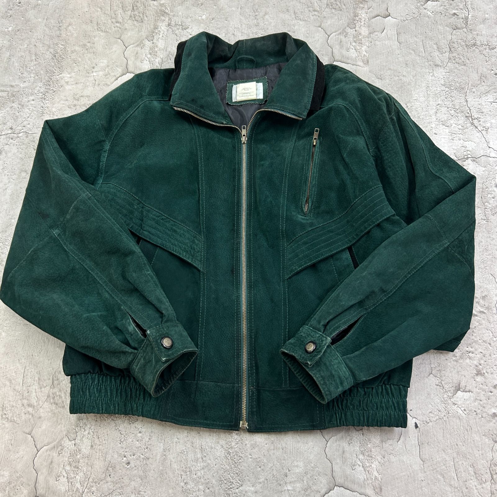 ヌバック ボンバージャケット スエードジャケット レザー Ash Creek