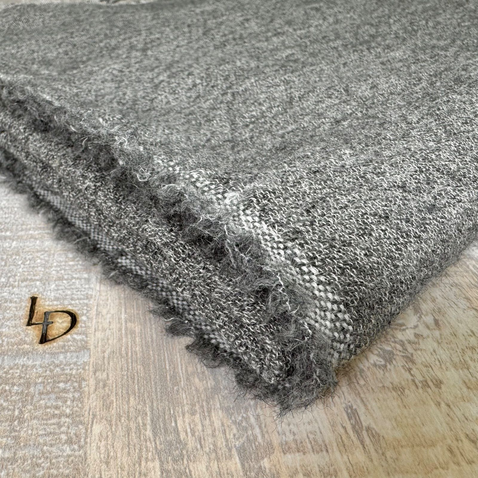 リネン100 のリネンウール リネンウール ウール麻生地｜シェットランドウール×リネンのアムンゼン330 g ㎡ ６００ｃｍカット×布幅 延長５０ｃｍ単位ＯＫ に のウール生地 プレゼントに 生地®️湯洗い サービス