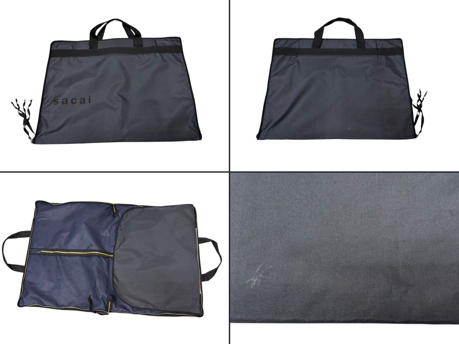 sacai (サカイ) デニムドッキングステンカラーコート ミリタリー