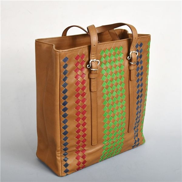 ボッテガヴェネタ トートバッグ イントレチャート カーフレザー