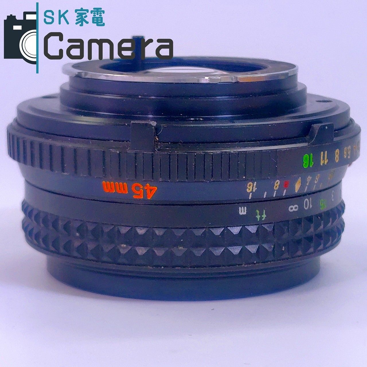 中古】 MINOLTA MD ROKKOR 45mm F2 ミノルタ 2025年11月清掃済み