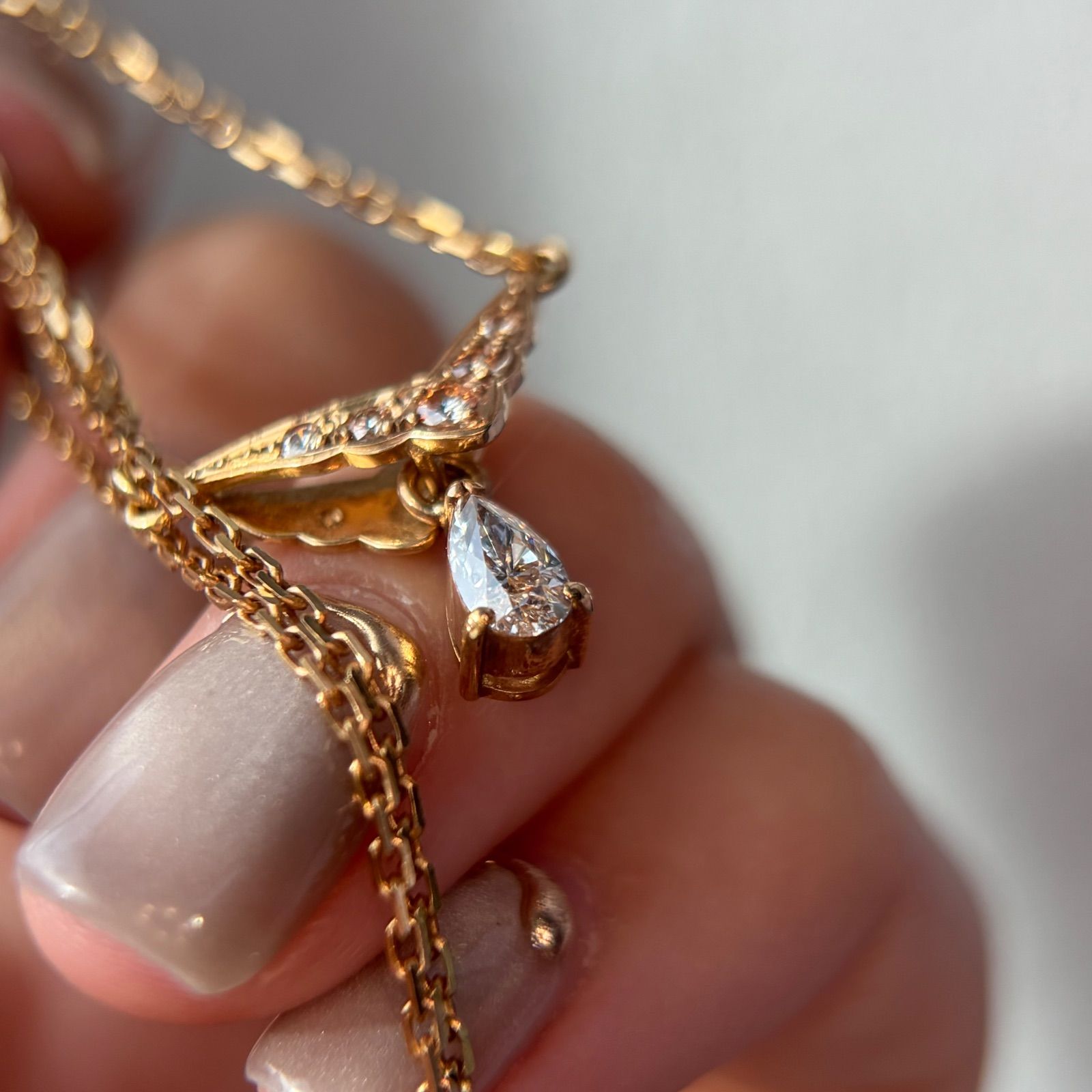 買取店】希少✨ヴィンテージ Christian Dior K18 天然ダイヤ