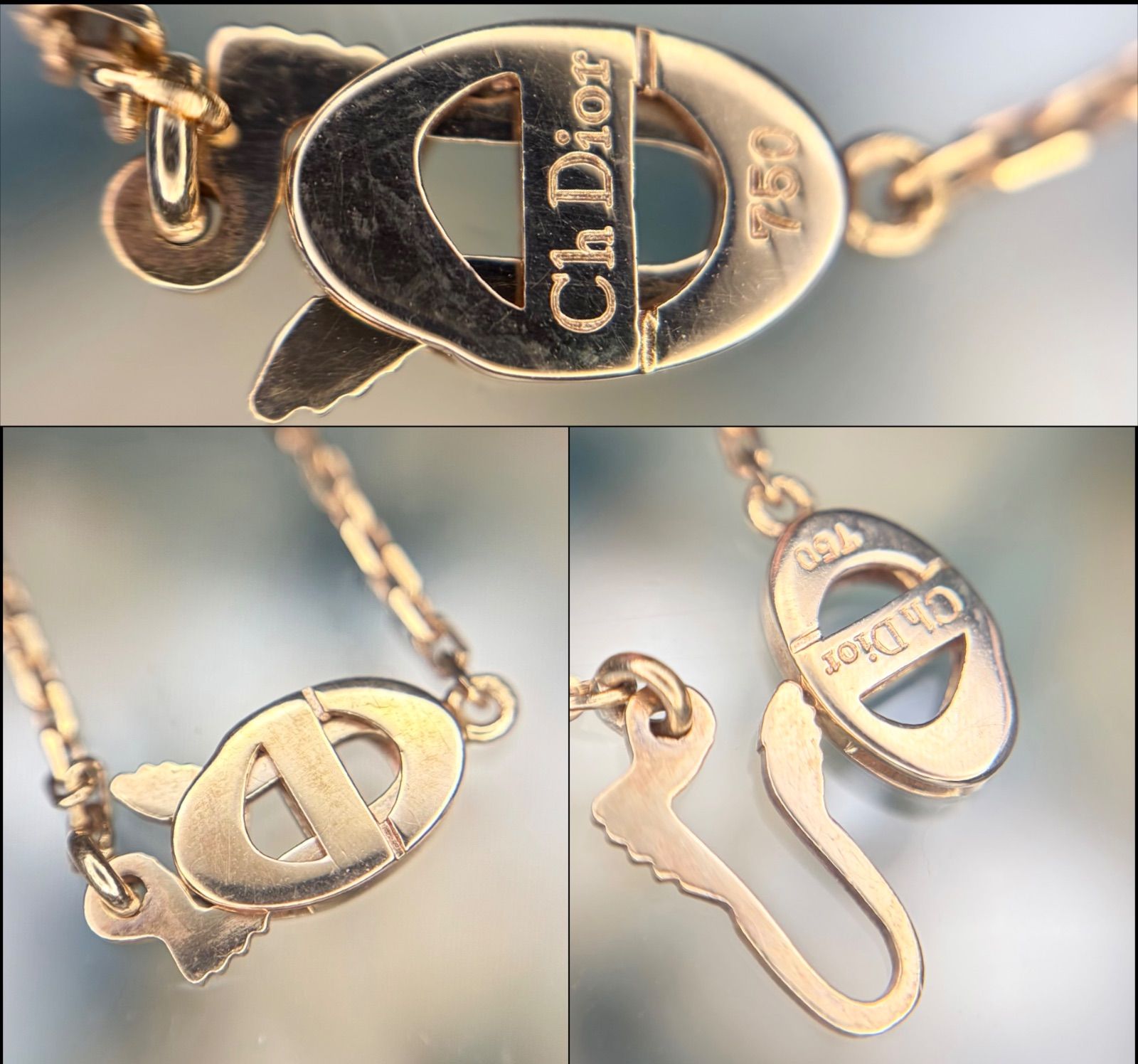 買取店】希少✨ヴィンテージ Christian Dior K18 天然ダイヤ