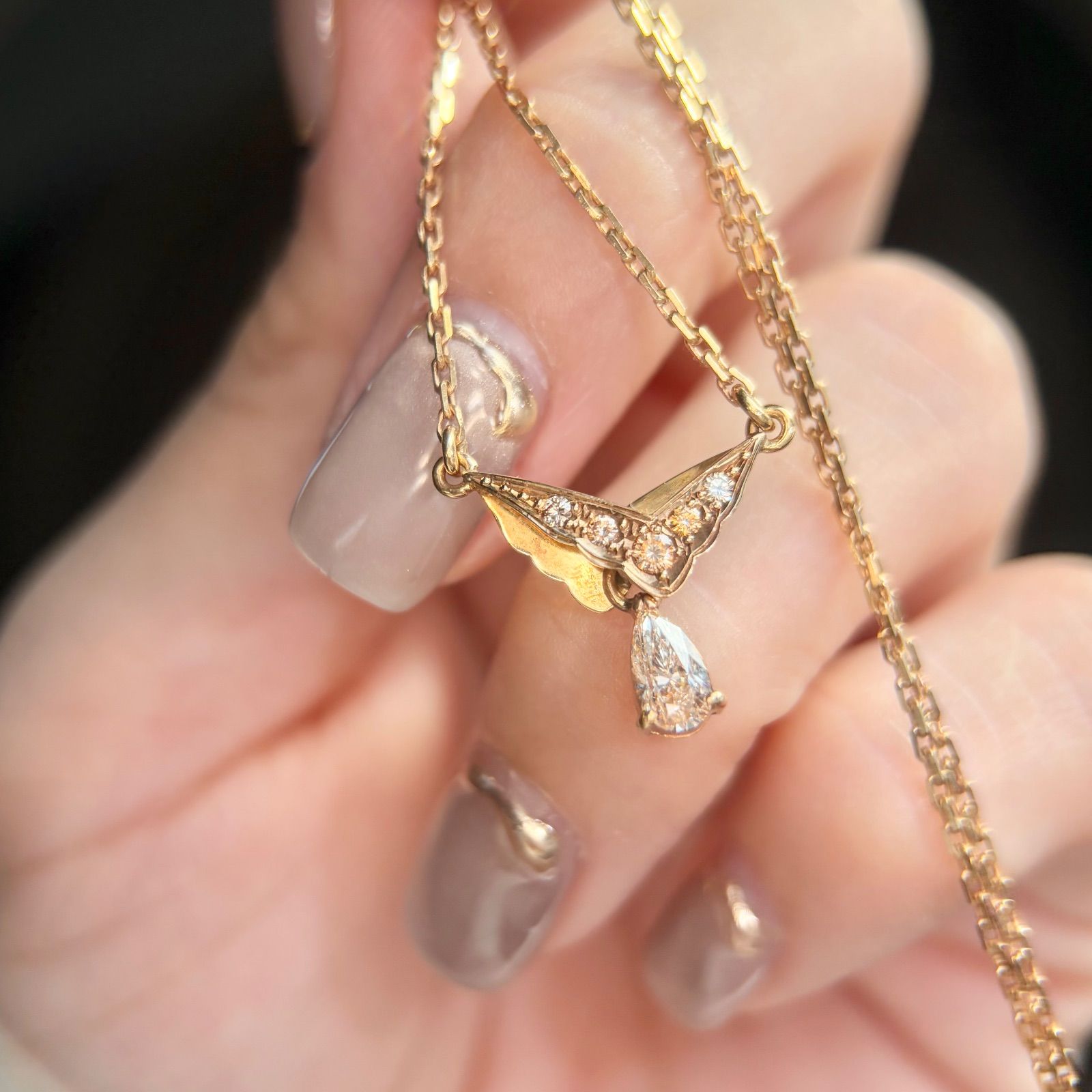 買取店】希少✨ヴィンテージ Christian Dior K18 天然ダイヤ