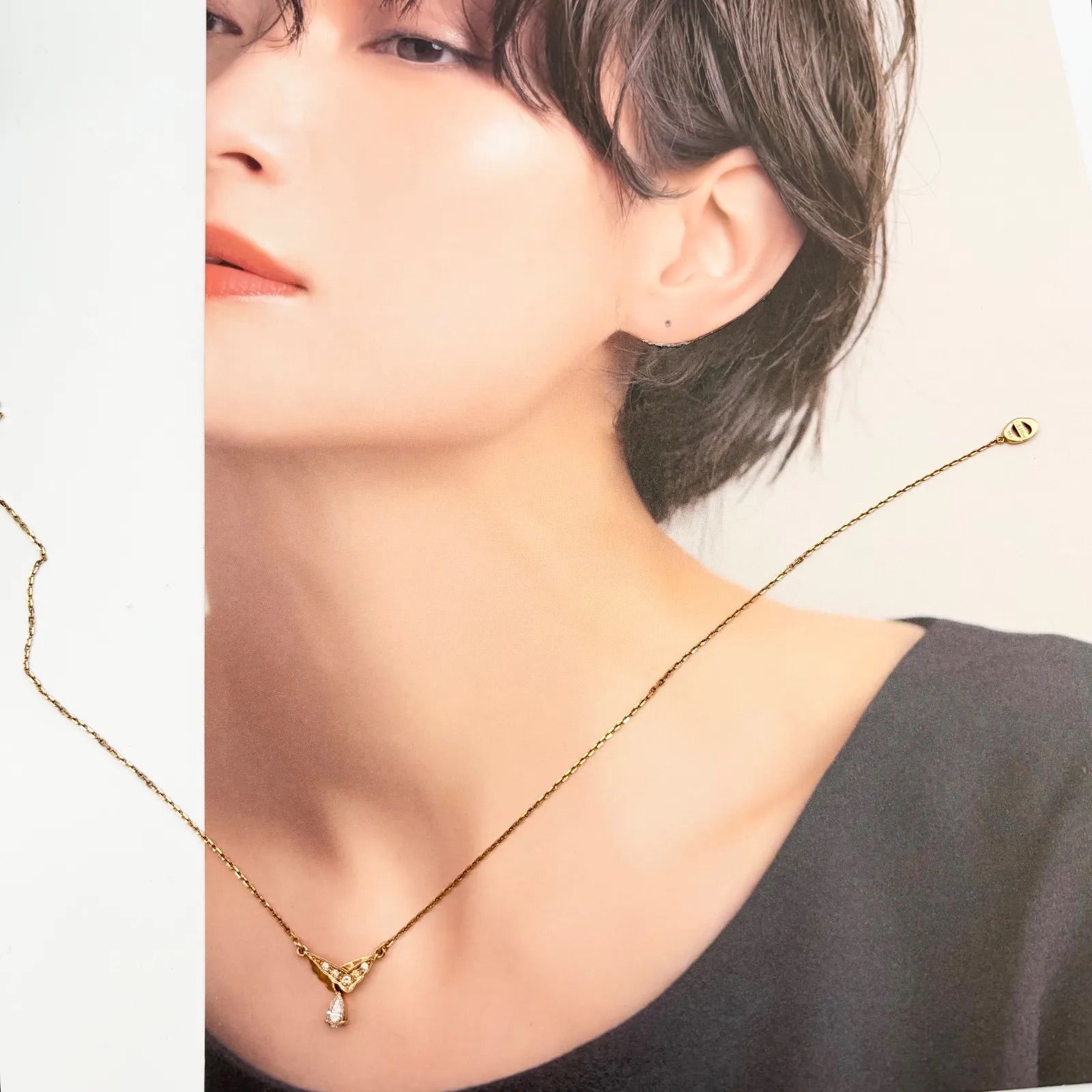 買取店】希少✨ヴィンテージ Christian Dior K18 天然ダイヤ