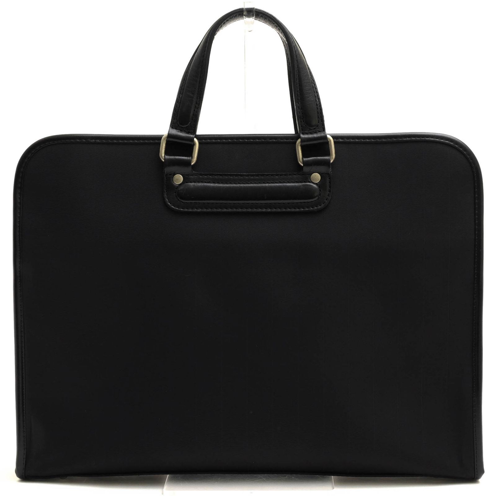 ポールスミス Paul Smith バッグ ブリーフケース ビジネスバッグ 鞄 ビジネス メンズ 男性 男性用 ナイロン レザー 革 本革 ブラック 黒 PSG 551 シャドーストライプ