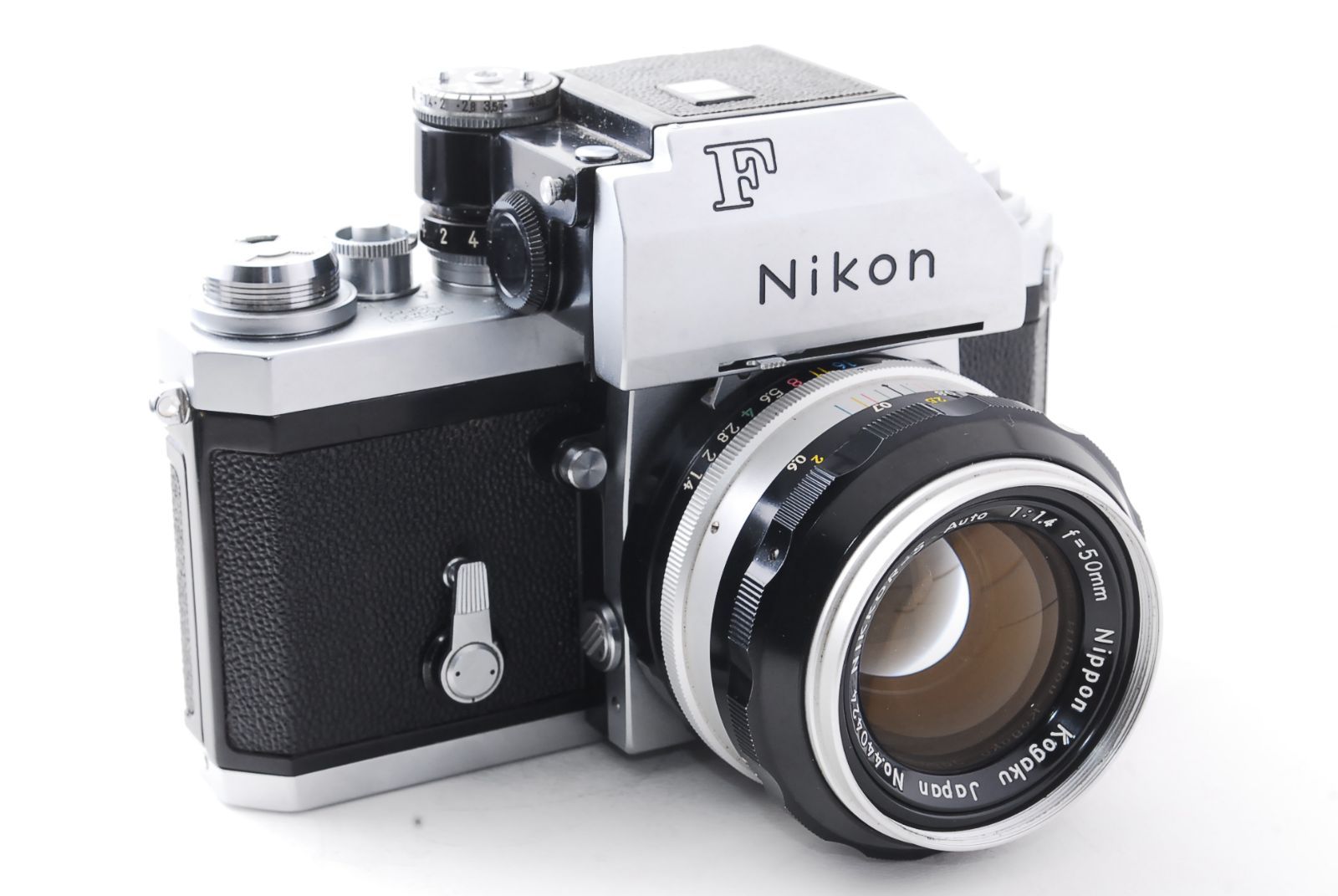 中期型 Nikon F フォトミックT シルバー 672万台 富士山マーク + 非Ai