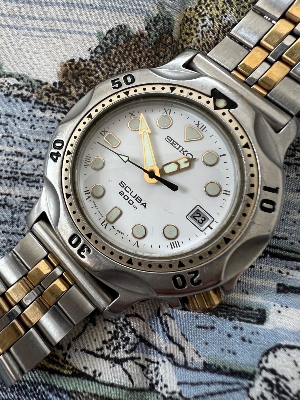 セイコー☆スキューバ 200m☆ダイバー☆5H25-6000☆メンズ☆クオーツ