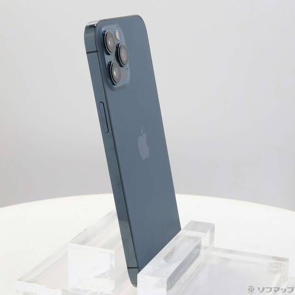 中古品〕 iPhone12 Pro Max 128GB パシフィックブルー MGCX3J／A SIM