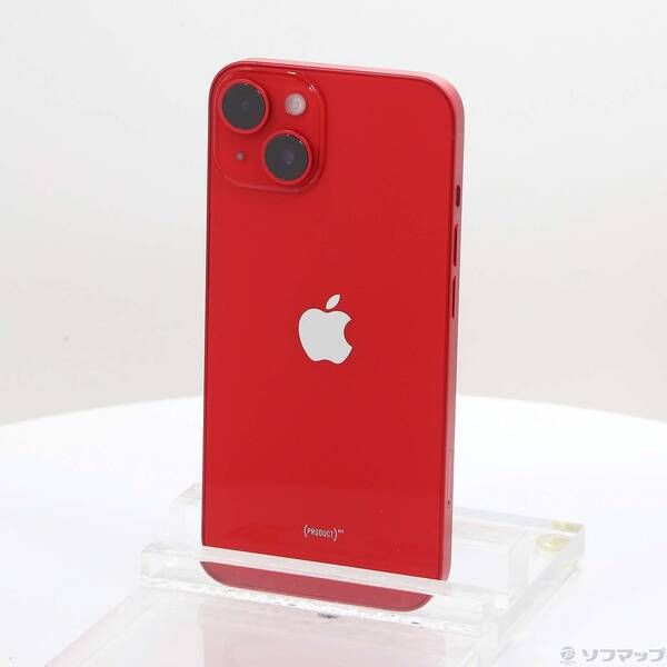 中古品〕 iPhone14 256GB プロダクトレッド MPWG3J／A SIMフリー【297 