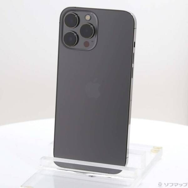 中古品〕 iPhone13 Pro Max 256GB グラファイト MLJ83J／A SIMフリー