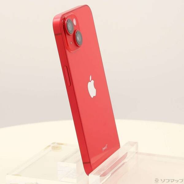 中古品〕 iPhone14 128GB プロダクトレッド MPV93J／A SIMフリー【348