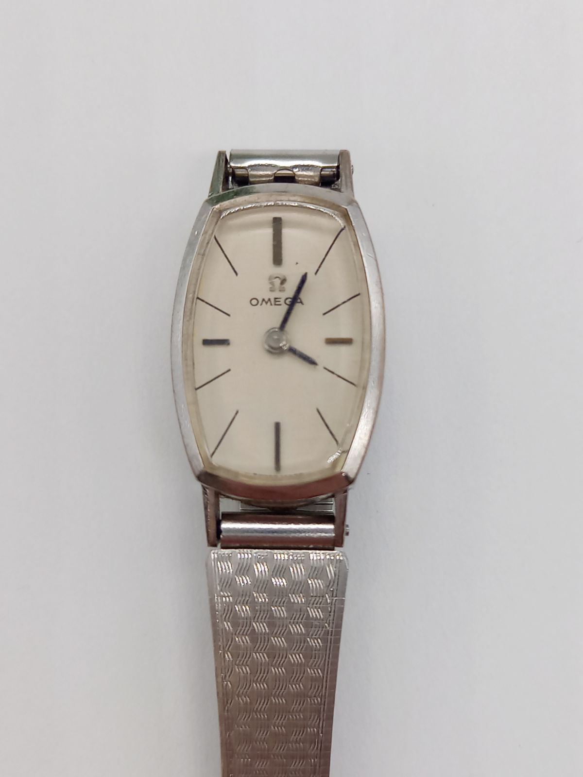ジャンク】オメガ 手巻き時計 シルバー - メルカリ