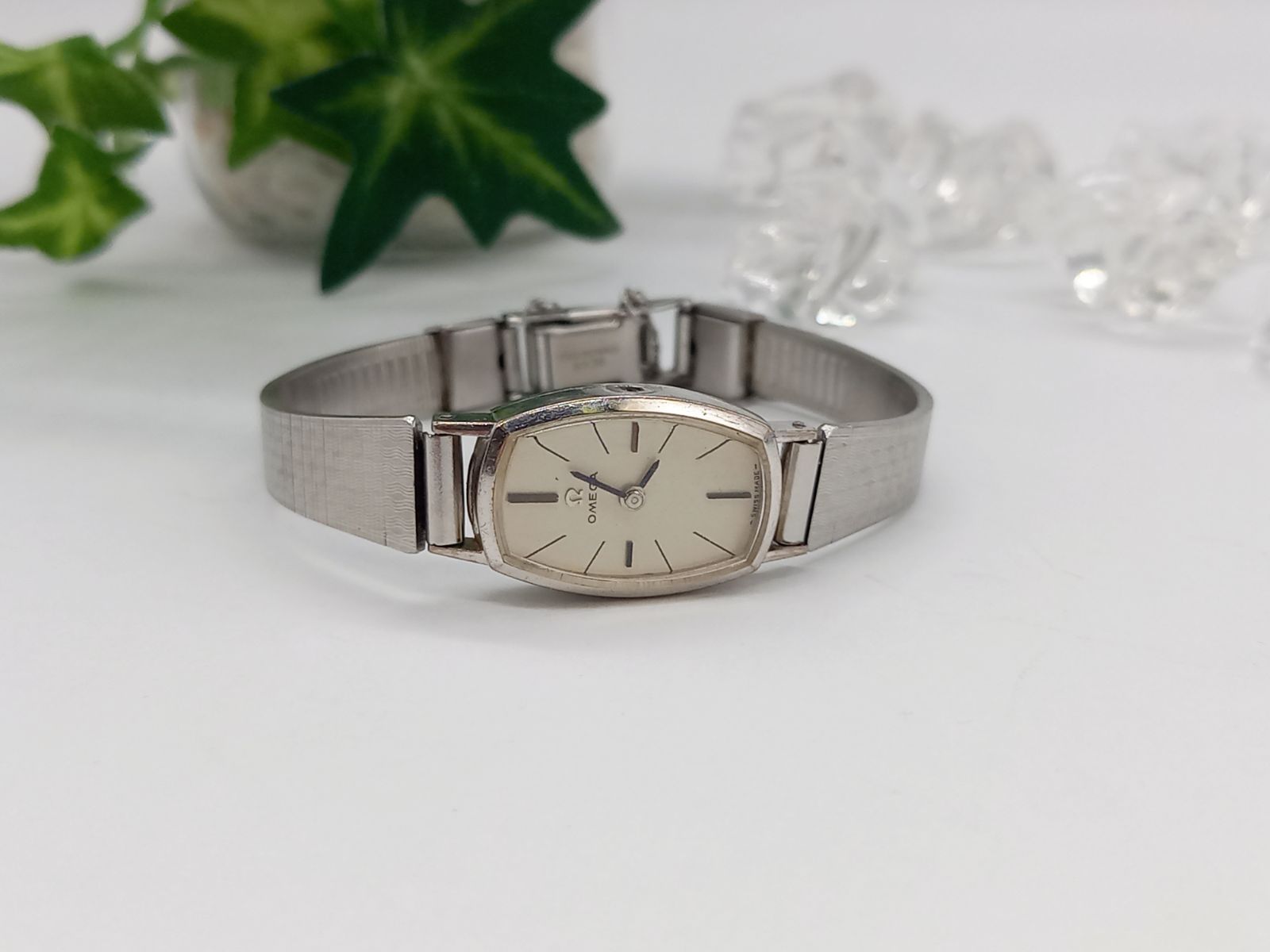オメガ 手巻き時計 シルバー(ジャンク) ジャンク】オメガ 手巻き時計 シルバー - メルカリ